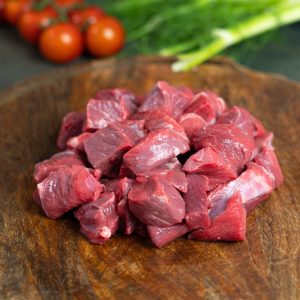 Diced Grass Fed Beef