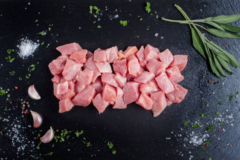 Free Range Diced Pork