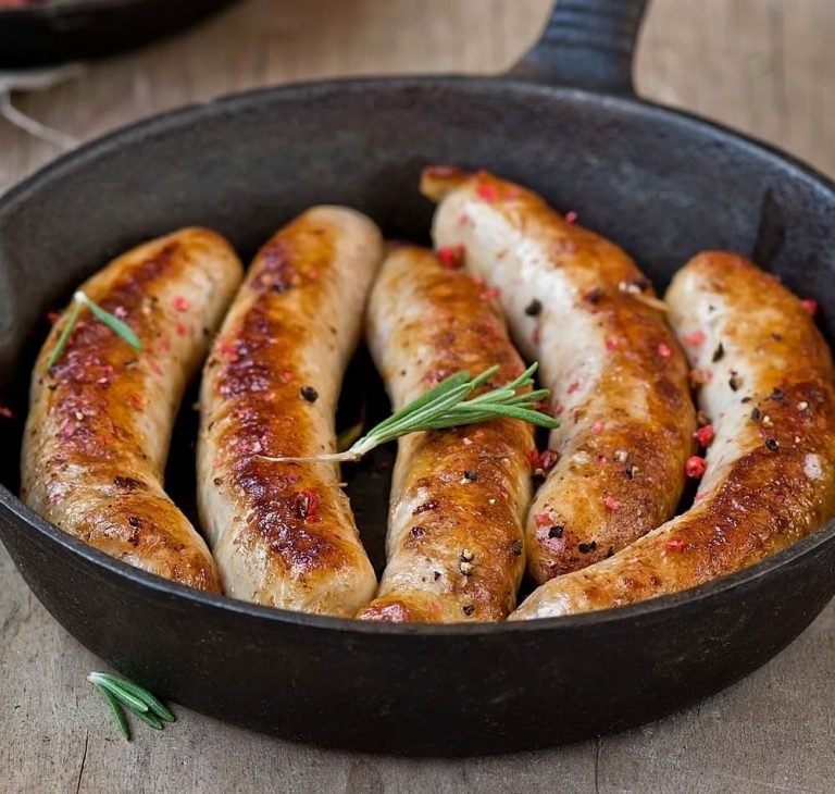 Grass Fed Lamb Sausages cooked preview