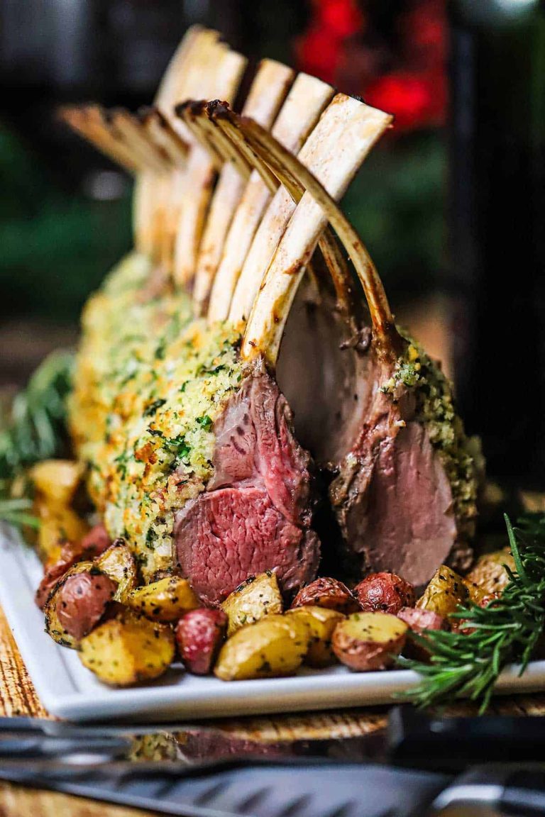 Grass Fed Lamb Rack cooked preview