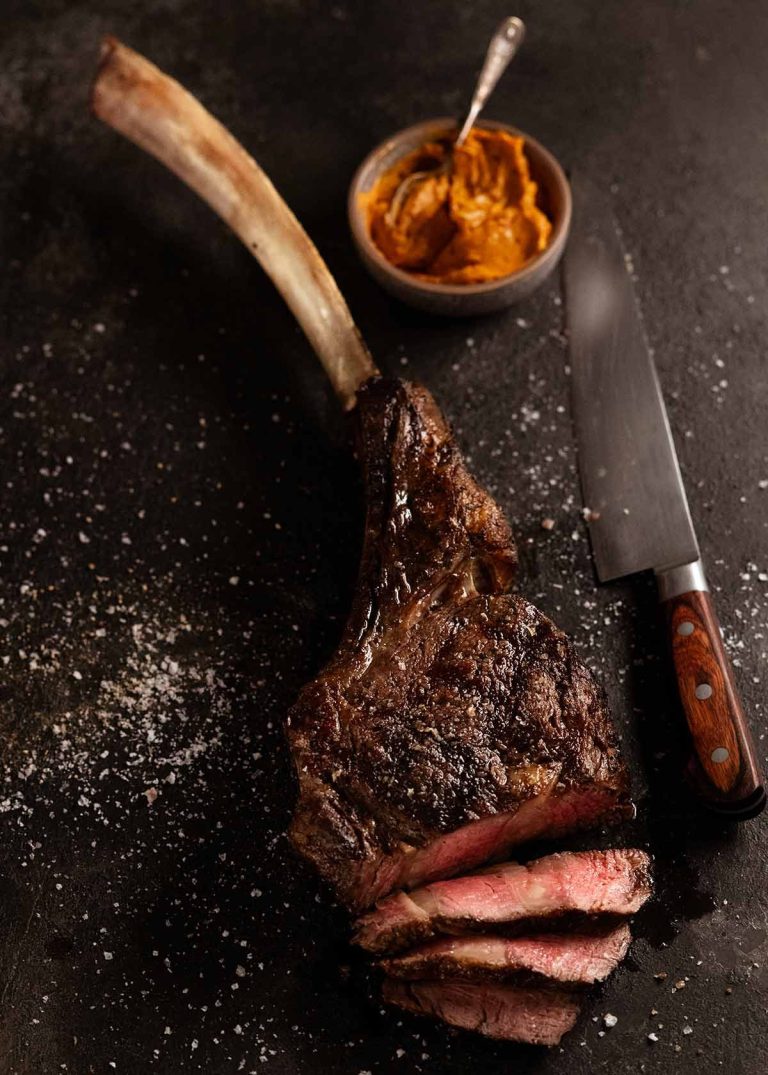 1 x Grass Fed Tomahawk Steak cooked preview