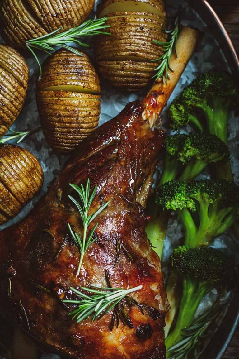 Grass Fed Lamb Leg cooked preview
