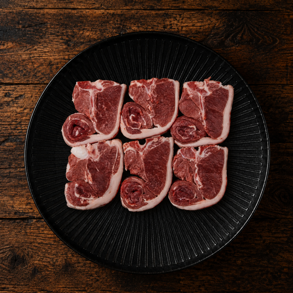 4 x Grass Fed Lamb Loin Chops