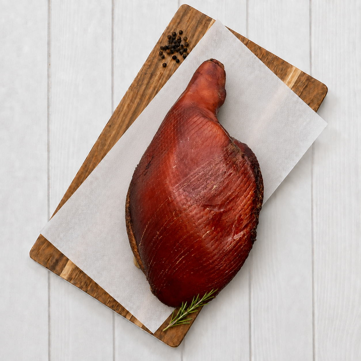Whole Double Smoked Free Range Leg Ham